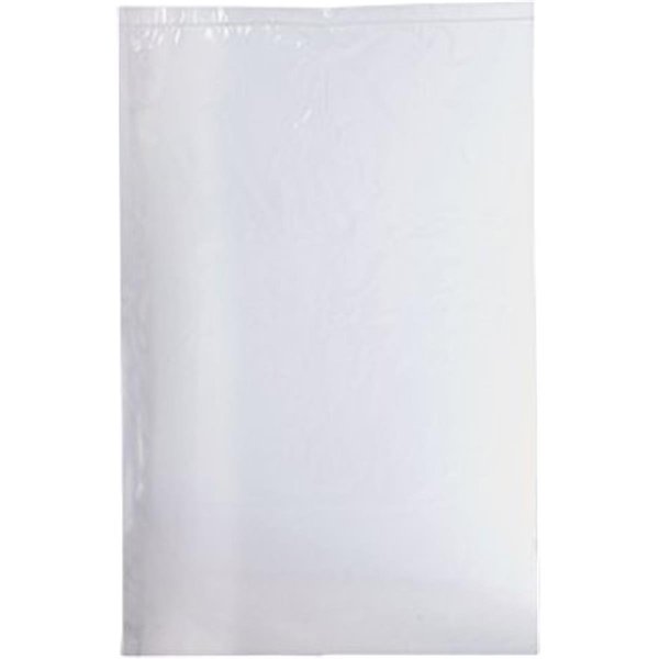 Box Partners 14 x 16 in. 4 Mil Block Reclosable Poly Bags; White & Clear PB4049